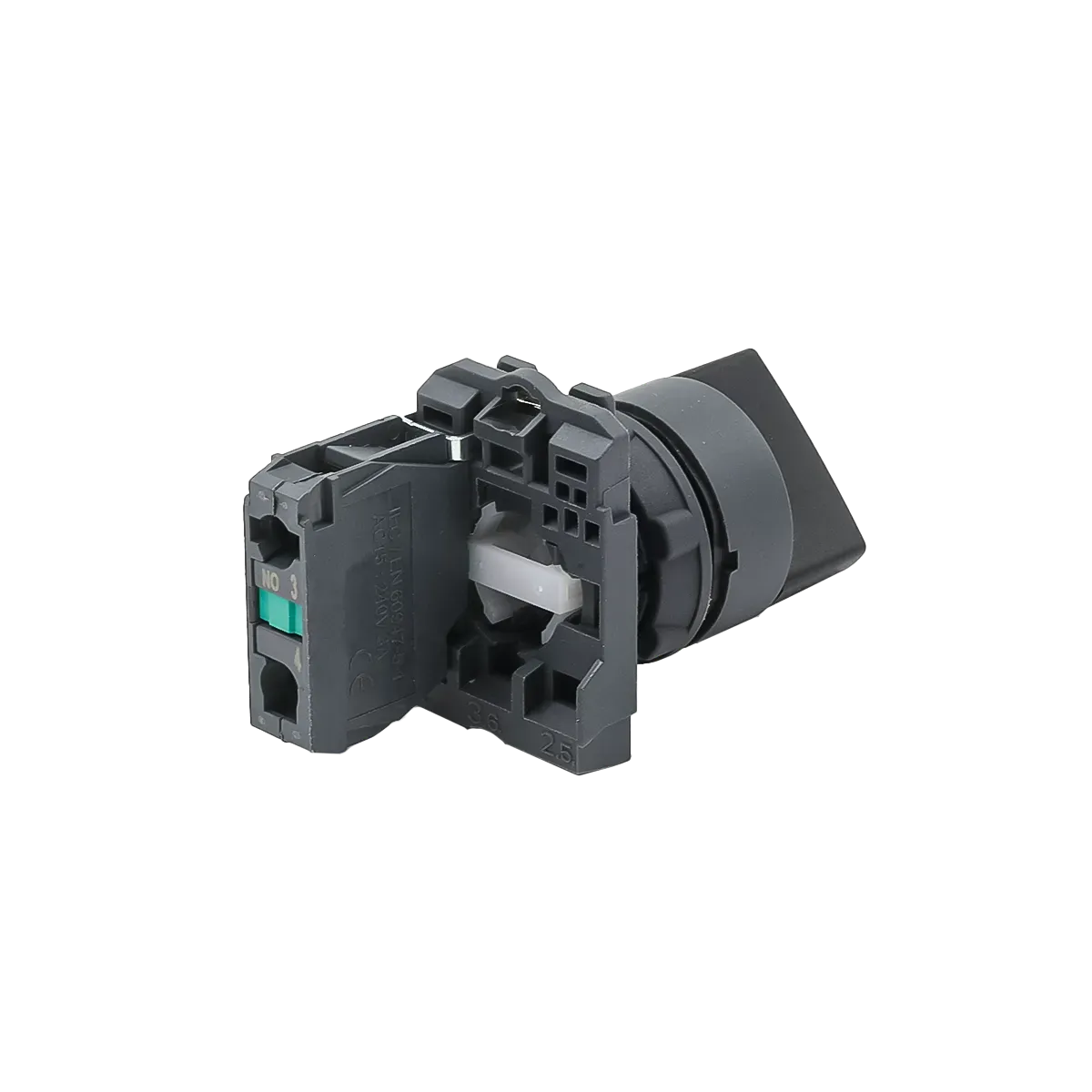 MTB5-AD41 MEYERTEC Переключатель на 2 положения с возвратом, короткая ручка, 1NO, IP65, пластик 3 mtb5-ad41-pereklyuchatel-03.webp