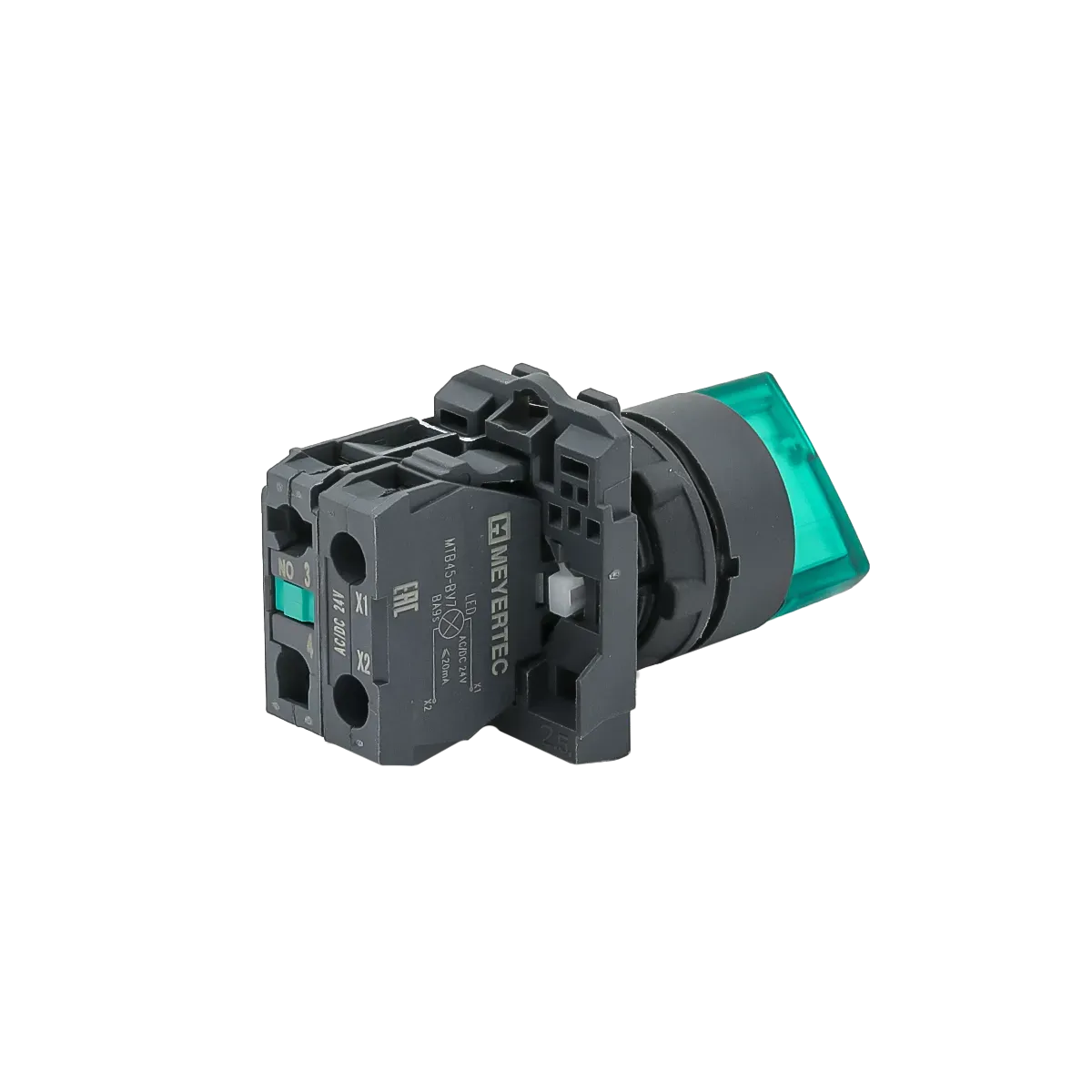 MTB5-AK33711 MEYERTEC Переключатель на 3 положения с фиксацией и подсветкой, зеленый, 1NO, 24В, IP65, пластик 3 mtb5-ak33711-pereklyuchatel-zelenyj-03.webp