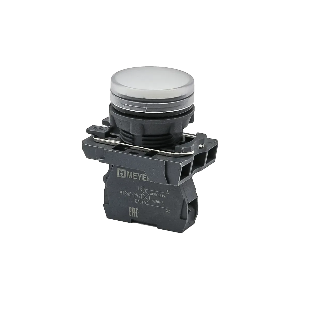 MTB5-AV711 MEYERTEC Лампа сигнальная белая, 24В, IP65, пластик 2 mtb5-av711-lampa-signalnaya-belaya-01.webp
