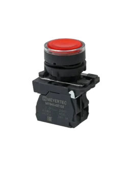 MTB5-AW34721 MEYERTEC Кнопка красная с подсветкой, 1NС, 24В, IP65, пластик