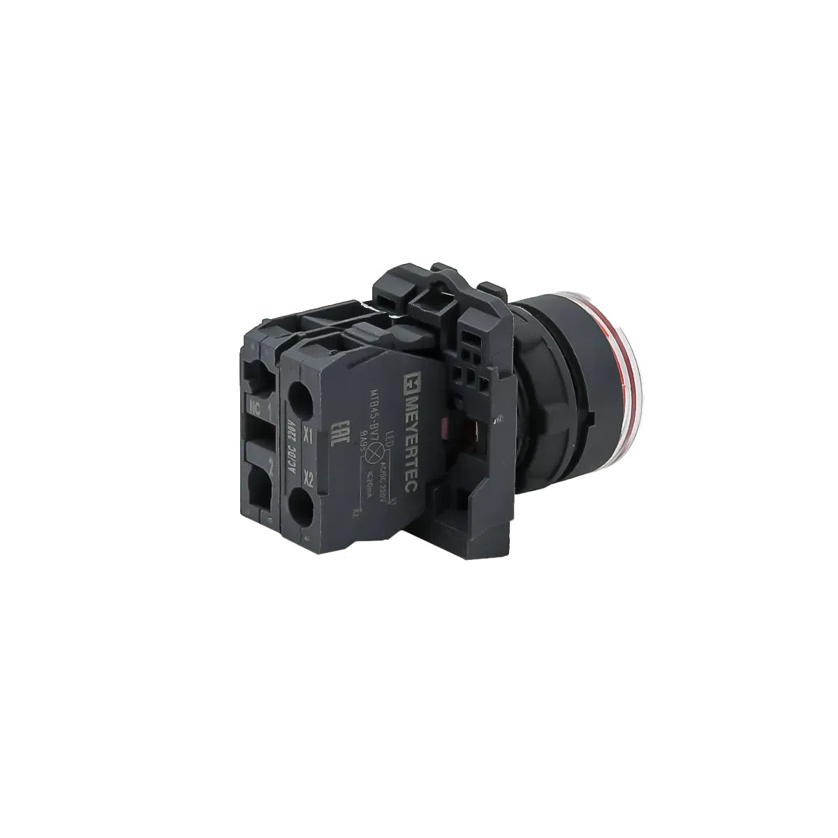 MTB5-AW34723 MEYERTEC Кнопка красная с подсветкой, 1NС, 220В, IP65, пластик 3 mtb5-aw34723-knopka-upravleniya-s-podsvetkoj-03.webp
