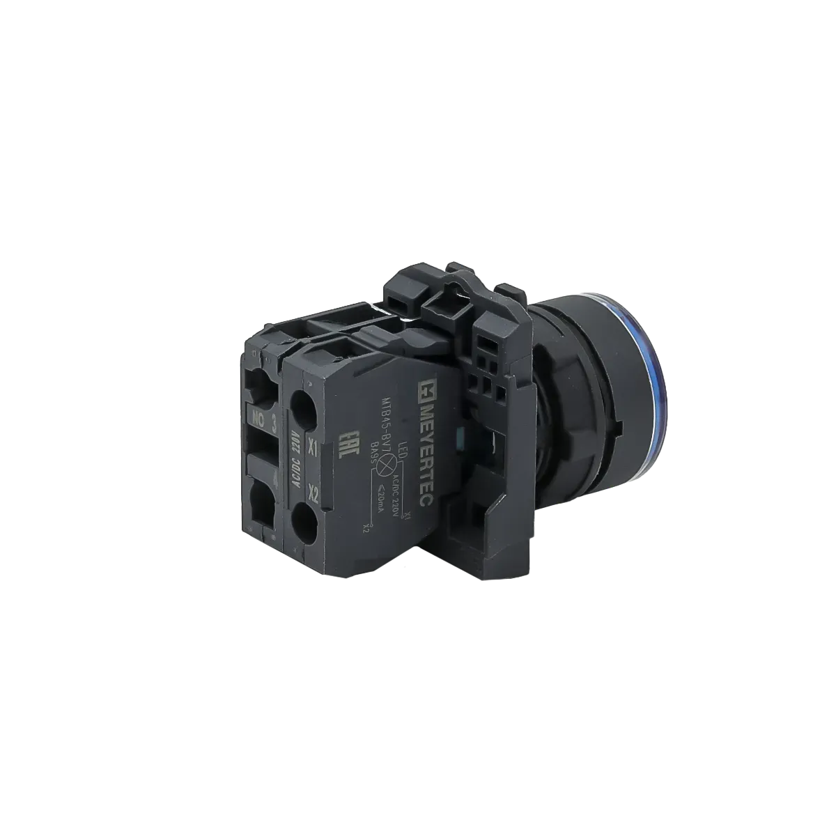 MTB5-AW36713 MEYERTEC Кнопка синяя с подсветкой, 1NO, 220В, IP65, пластик 3 mtb5-aw36713-knopka-upravleniya-s-podsvetkoj-03.webp