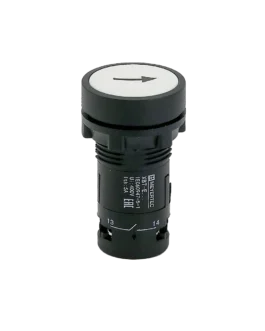 MTB7-EA12561 MEYERTEC Кнопка плоская белая, маркировка «стрелка вверх», 1NO, IP54, пластик