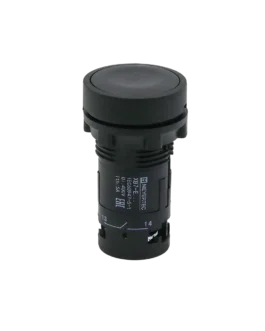 MTB7-EA21 MEYERTEC Кнопка плоская черная, 1NO, IP54, пластик