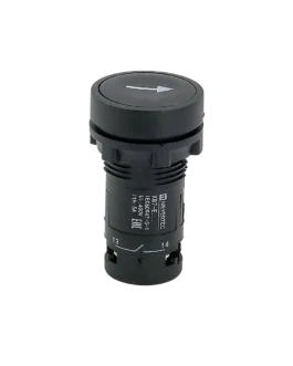 MTB7-EA21561 MEYERTEC Кнопка плоская черная, маркировка «стрелка вверх», 1NO, IP54, пластик
