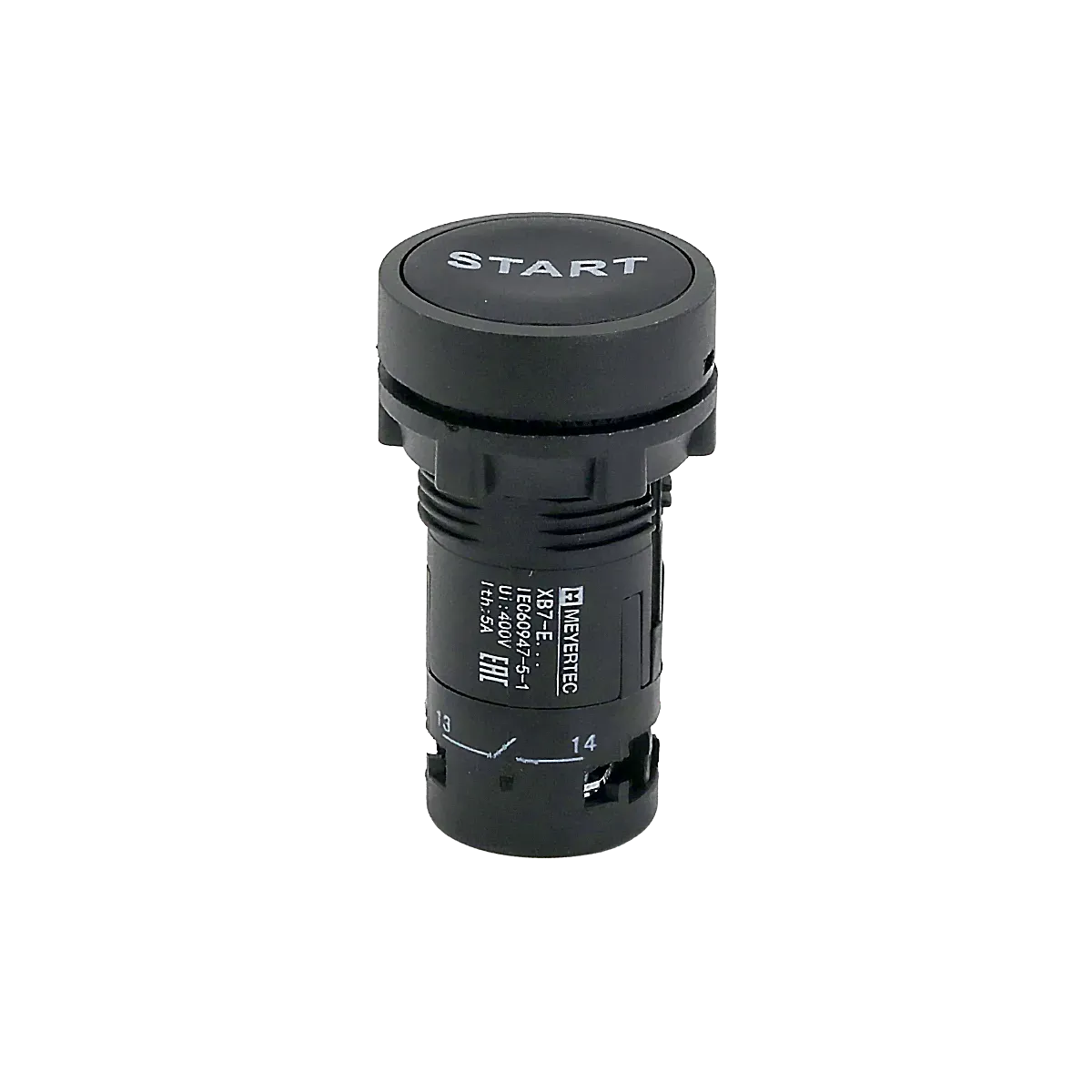 MTB7-EA21861 MEYERTEC Кнопка плоская черная, маркировка "START", 1NO, IP54, пластик 1 MTB7-EA21861