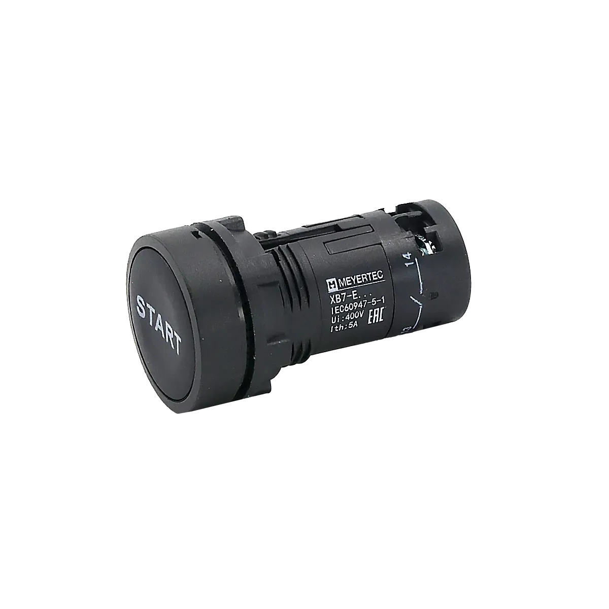 MTB7-EA21861 MEYERTEC Кнопка плоская черная, маркировка "START", 1NO, IP54, пластик 2 MTB7-EA21861 MEYERTEC Кнопка плоская черная, маркировка "START", 1NO, IP54, пластик — изображение 2