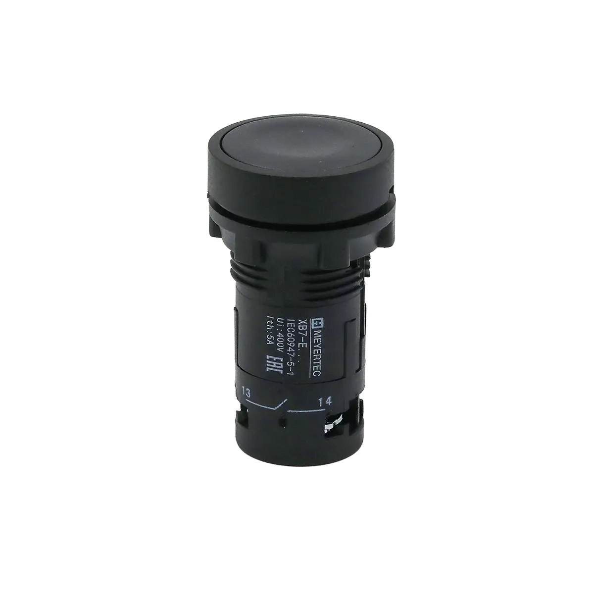 MTB7-EA23 MEYERTEC Кнопка плоская черная, 2NO, IP54, пластик 1 MTB7-EA23