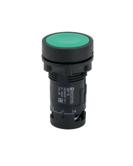 MTB7-EA31 MEYERTEC Кнопка плоская зеленая, 1NO, IP54, пластик