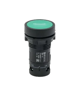 MTB7-EA31521 MEYERTEC Кнопка плоская зеленая, маркировка «I», 1NO, IP54, пластик