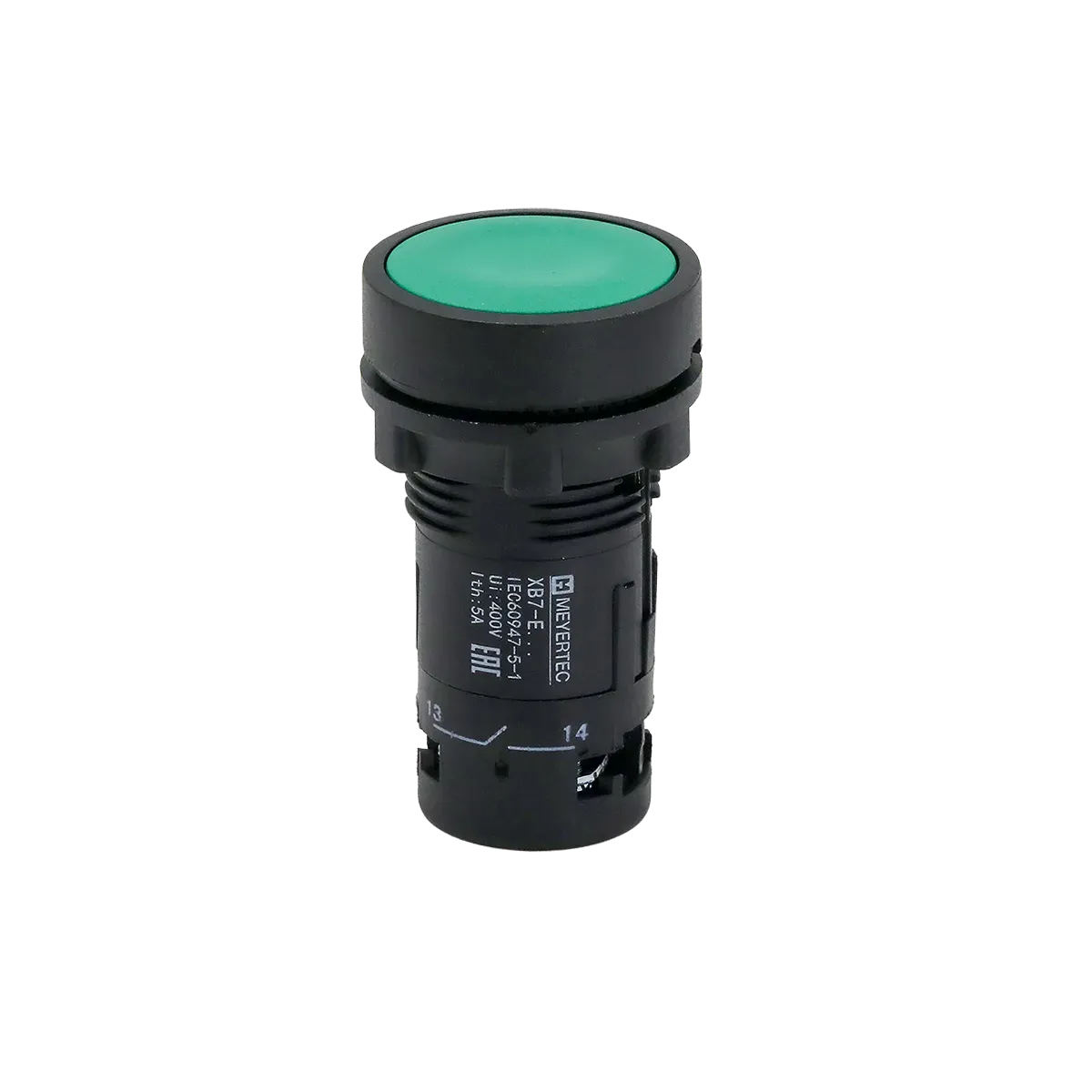 MTB7-EA33 MEYERTEC Кнопка плоская зеленая, 2NO, IP54, пластик 1 MTB7-EA33