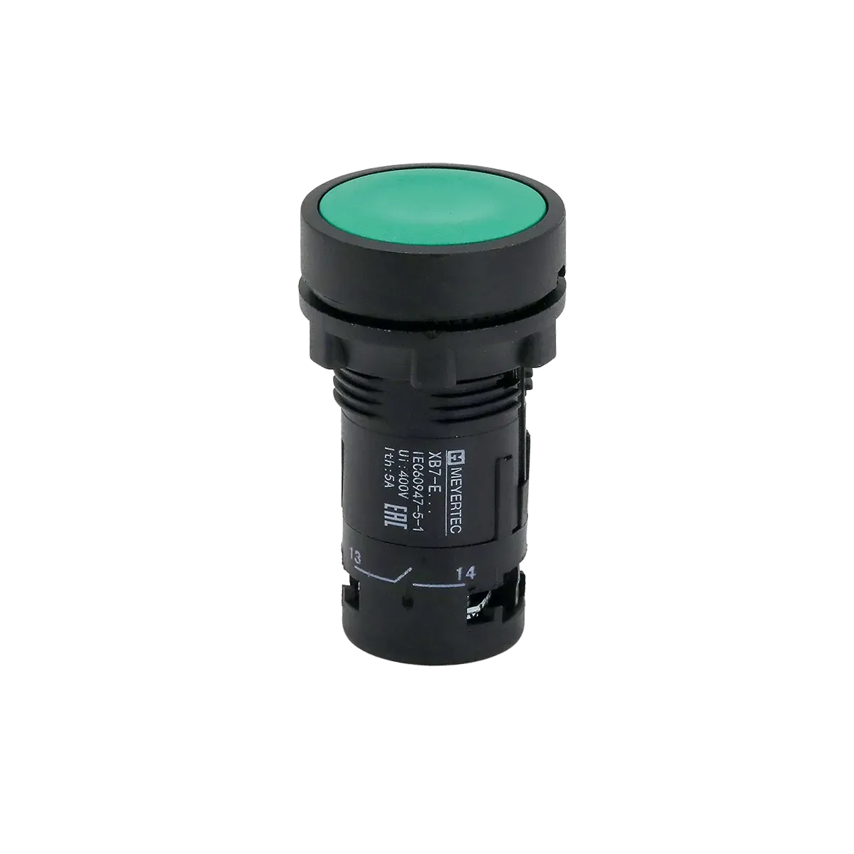 MTB7-EA35 MEYERTEC Кнопка плоская зеленая, 1NO+1NC, IP54, пластик 1 MTB7-EA35