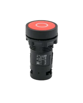 MTB7-EA41582 MEYERTEC Кнопка плоская красная, маркировка «O», 1NС, IP54, пластик