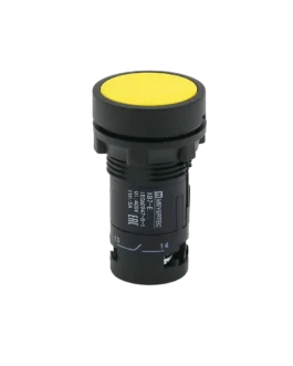 MTB7-EA51 MEYERTEC Кнопка плоская желтая, 1NO, IP54, пластик