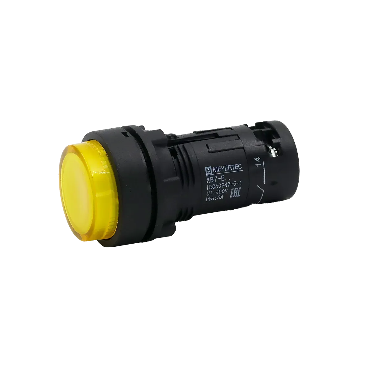 MTB7-EW35616 MEYERTEC Кнопка желтая выступающая с подсветкой, 1NO, 220В, IP54, пластик 3 MTB7-EW35616 MEYERTEC Кнопка желтая выступающая с подсветкой, 1NO, 220В, IP54, пластик — изображение 3