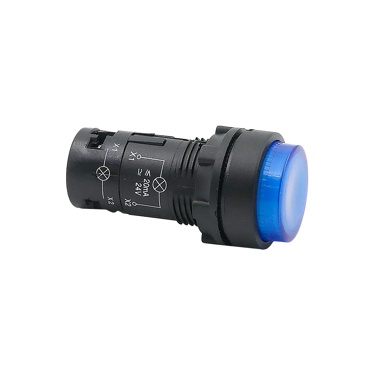 MTB7-EW36611 MEYERTEC Кнопка синяя выступающая с подсветкой, 1NO, 24В, IP54, пластик 3 MTB7-EW36611 MEYERTEC Кнопка синяя выступающая с подсветкой, 1NO, 24В, IP54, пластик — изображение 3