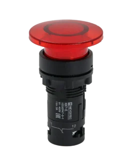 MTB7-EW44621 MEYERTEC Кнопка грибовидная красная с подсветкой, Ø40мм, 1NC, 24В, IP54, пластик