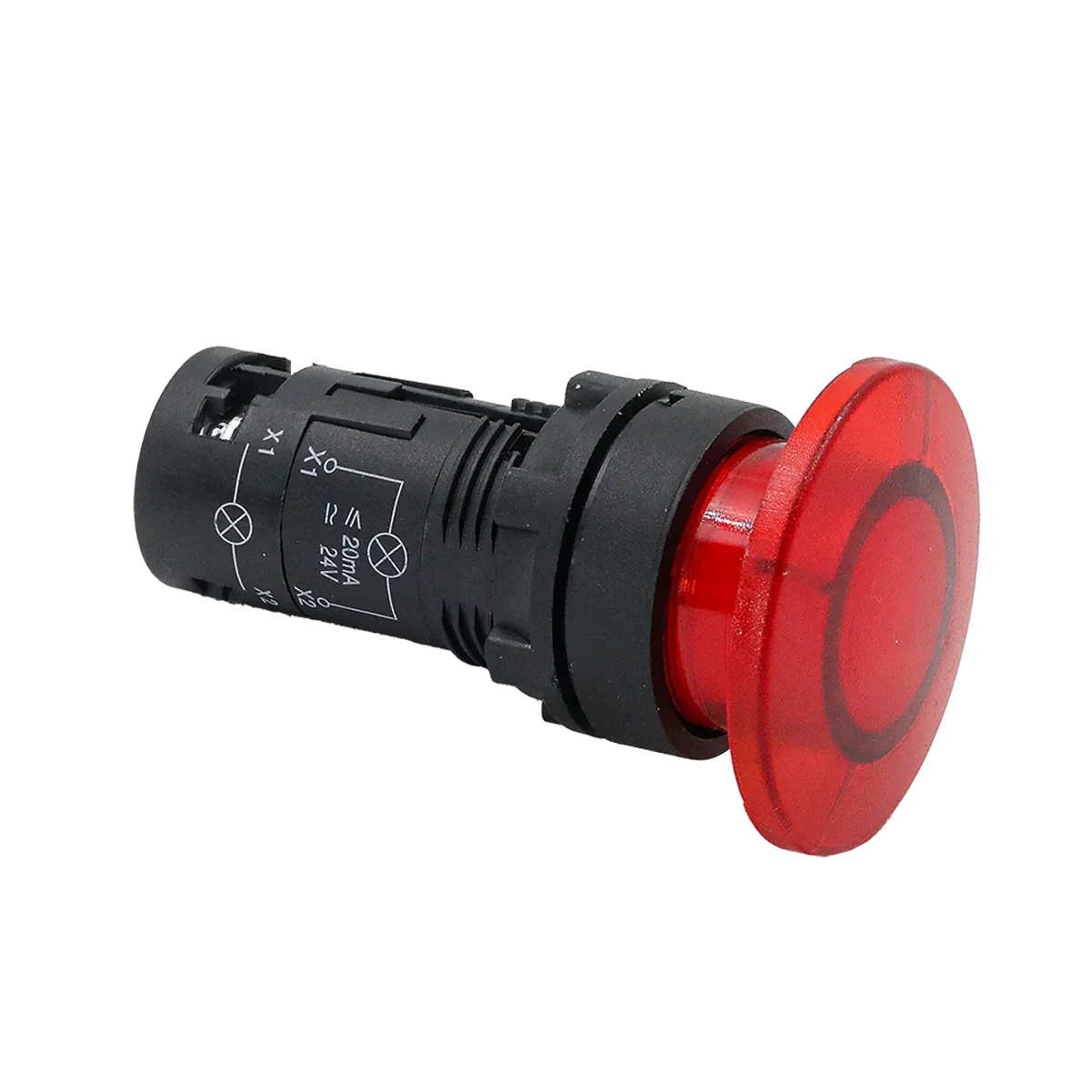 MTB7-EW44621 MEYERTEC Кнопка грибовидная красная с подсветкой, Ø40мм, 1NC, 24В, IP54, пластик 2 MTB7-EW44621 MEYERTEC Кнопка грибовидная красная с подсветкой, Ø40мм, 1NC, 24В, IP54, пластик — изображение 2