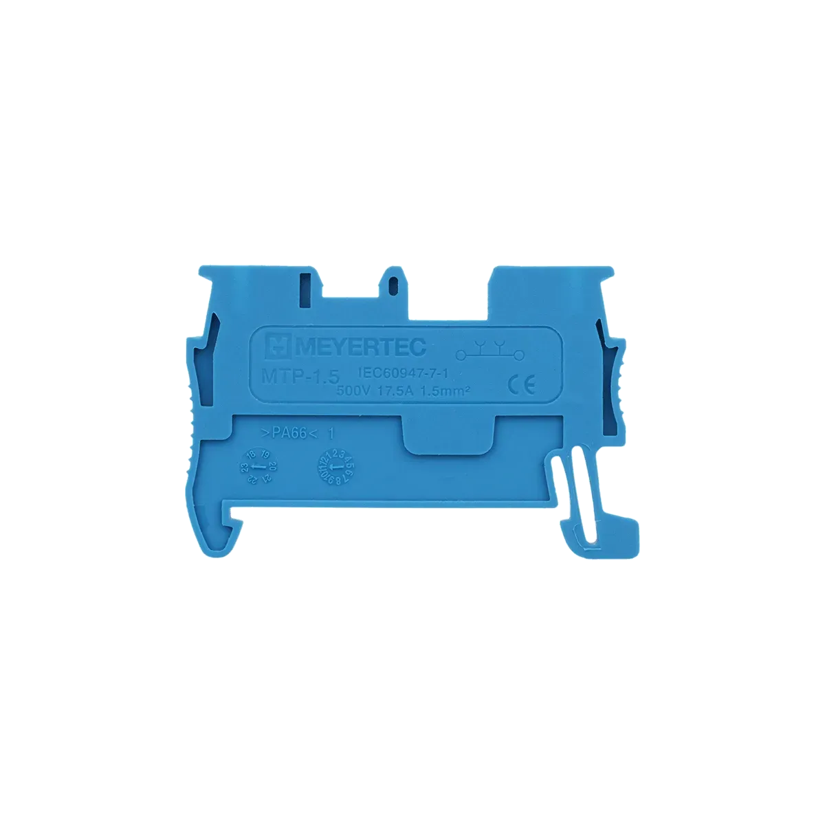 MTP-1.5BL MEYERTEC Клемма push-in проходная, 1.5 мм², синяя 3 MTP-1.5BL MEYERTEC Клемма push-in проходная, 1.5 мм², синяя — изображение 3