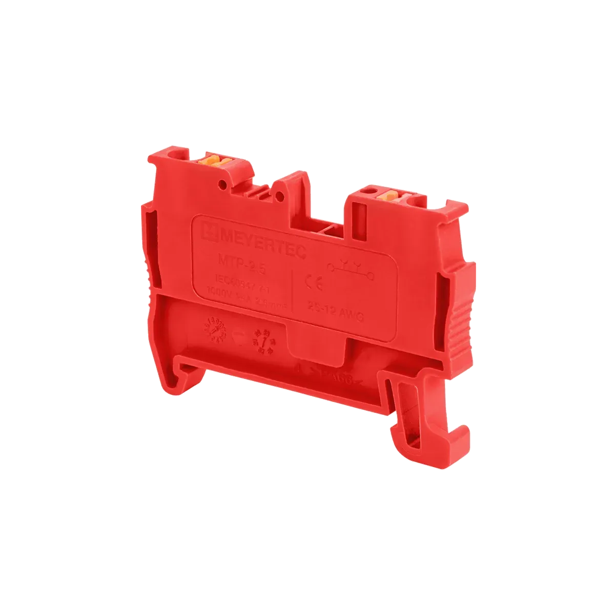 MTP-2.5RD MEYERTEC Клемма push-in проходная, 2.5 мм², красная 4 MTP-2.5RD MEYERTEC Клемма push-in проходная, 2.5 мм², красная — изображение 4