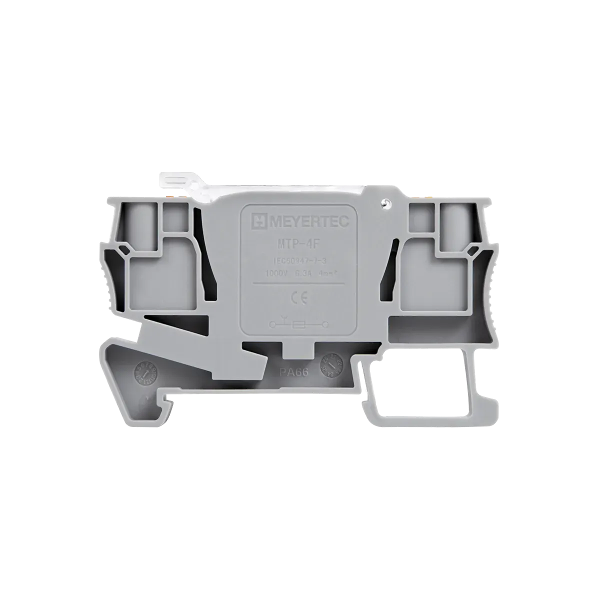 MTP-4F MEYERTEC Клемма push-in с держателем предохранителя, 4 мм² 3 MTP-4F MEYERTEC Клемма push-in с держателем предохранителя, 4 мм² — изображение 3