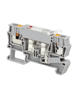 MTP-4F24 MEYERTEC Клемма push-in с держателем предохранителя, 4 мм², индикация 24В