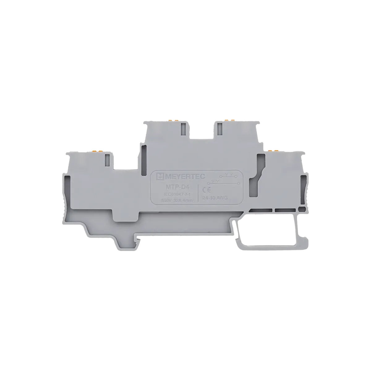 MTP-D4 MEYERTEC Клемма push-in двухуровневая, 4 мм² 3 MTP-D4 MEYERTEC Клемма push-in двухуровневая, 4 мм² — изображение 3