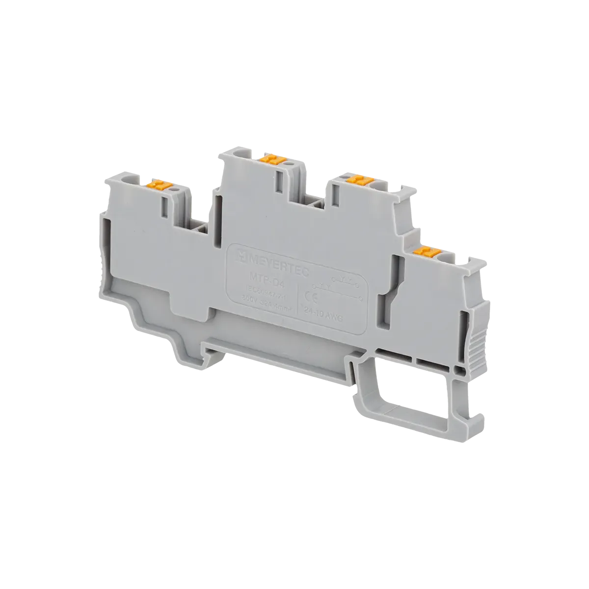 MTP-D4 MEYERTEC Клемма push-in двухуровневая, 4 мм² 4 MTP-D4 MEYERTEC Клемма push-in двухуровневая, 4 мм² — изображение 4
