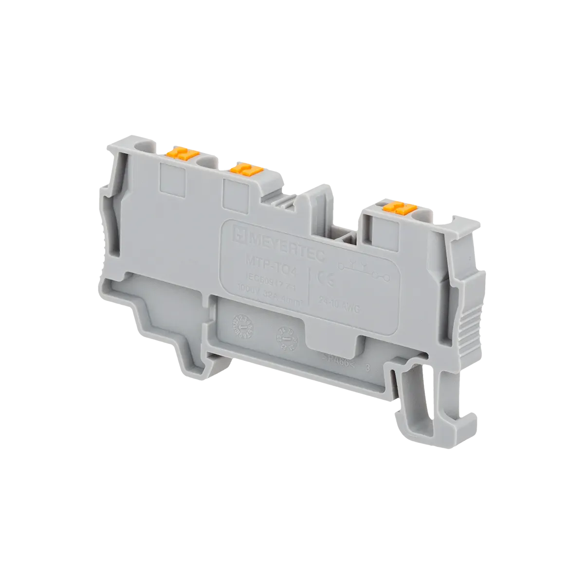 MTP-TO2.5 MEYERTEC Клемма push-in трехпроводная, 2.5 мм² 4 MTP-TO2.5 MEYERTEC Клемма push-in трехпроводная, 2.5 мм² — изображение 4