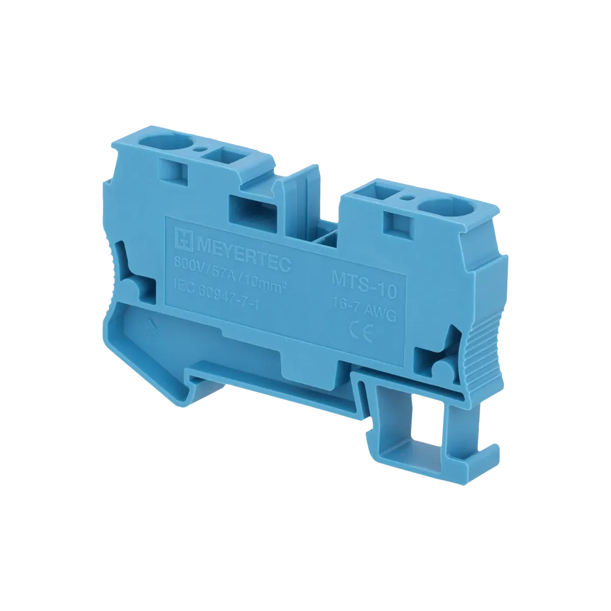 MTS-10BL MEYERTEC Клемма пружинная проходная, 10 мм², синяя 4 MTS-10BL MEYERTEC Клемма пружинная проходная, 10 мм², синяя — изображение 4