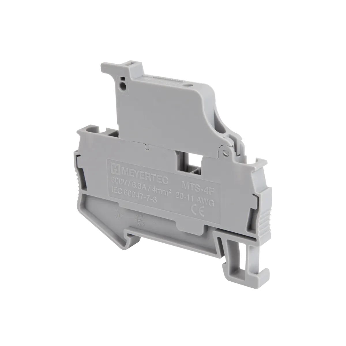 MTS-4F MEYERTEC Клемма пружинная с держателем предохранителя, 4 мм² 4 MTS-4F MEYERTEC Клемма пружинная с держателем предохранителя, 4 мм² — изображение 4