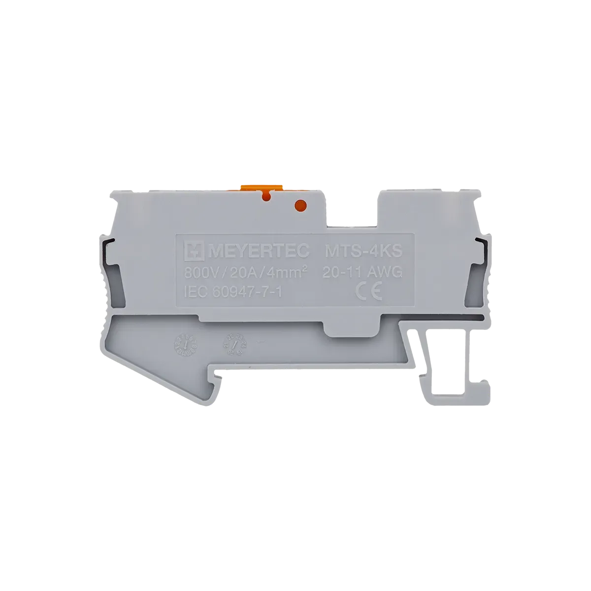 MTS-4KS MEYERTEC Клемма пружинная с ножевым размыкателем, 4 мм² 3 MTS-4KS MEYERTEC Клемма пружинная с ножевым размыкателем, 4 мм² — изображение 3