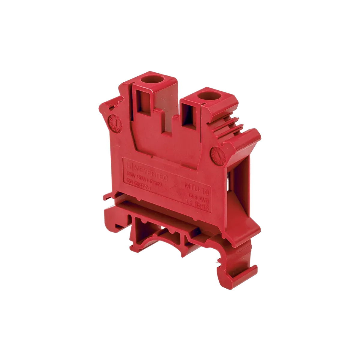 MTU-10RD MEYERTEC Клемма винтовая проходная, 10 мм2, красная 1 MTU-10RD