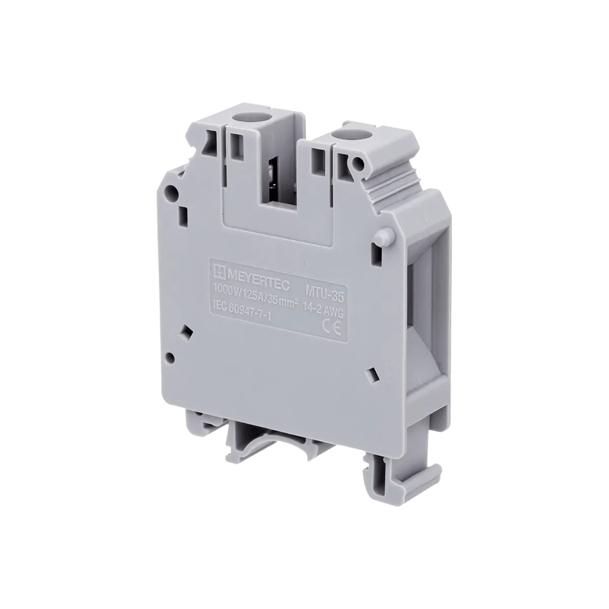 MTU-35 MEYERTEC Клемма винтовая проходная, 35 мм², серая 4 MTU-35 MEYERTEC Клемма винтовая проходная, 35 мм², серая — изображение 4