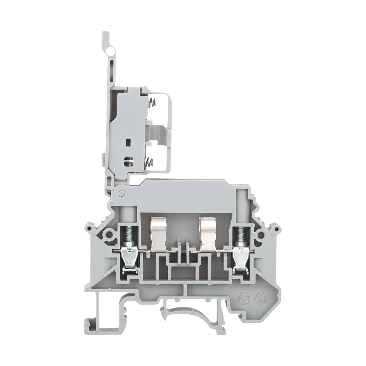 MTU-4F220 MEYERTEC Клемма винтовая с держателем предохранителя, 4 мм2, с индикацией 220В, серая 2 MTU-4F220 MEYERTEC Клемма винтовая с держателем предохранителя, 4 мм2, с индикацией 220В, серая — изображение 2