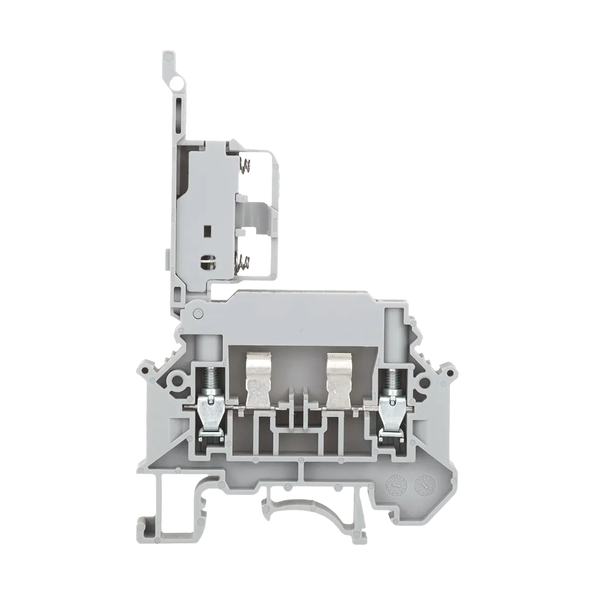 MTU-4F24 MEYERTEC Клемма винтовая с держателем предохранителя, 4 мм2, с индикацией 24В, серая 2 MTU-4F24 MEYERTEC Клемма винтовая с держателем предохранителя, 4 мм2, с индикацией 24В, серая — изображение 2
