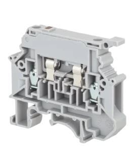 MTU-4F24 MEYERTEC Клемма винтовая с держателем предохранителя, 4 мм2, с индикацией 24В, серая