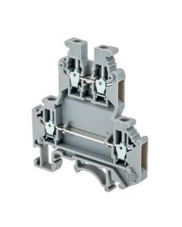 MTU-D2.5 MEYERTEC Клемма винтовая двухуровневая, 2.5 мм2, серая