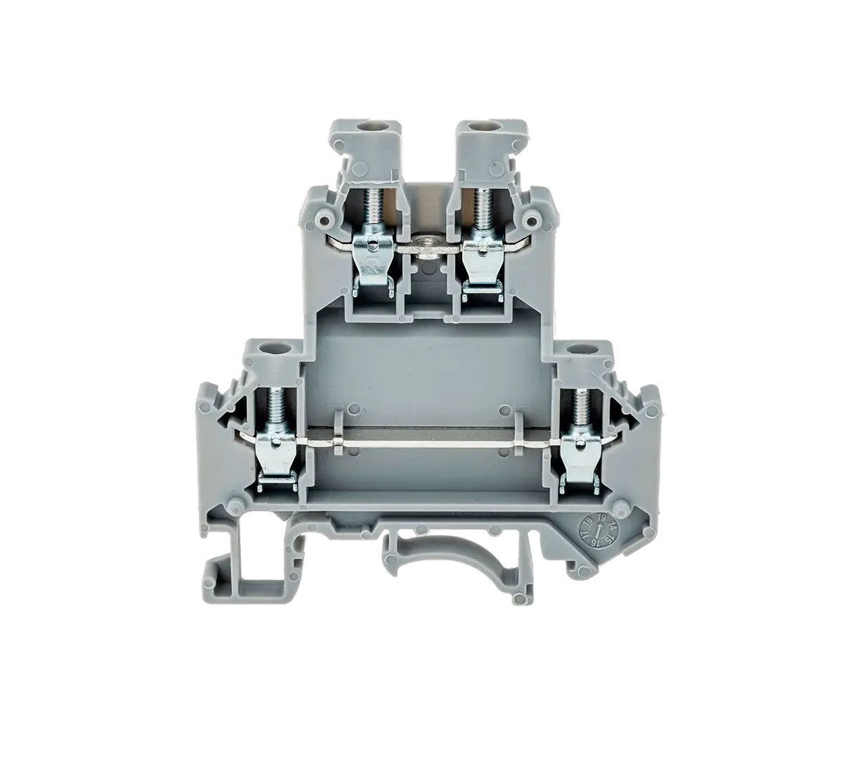 MTU-D2.5 MEYERTEC Клемма винтовая двухуровневая, 2.5 мм2, серая 2 MTU-D2.5 MEYERTEC Клемма винтовая двухуровневая, 2.5 мм2, серая — изображение 2