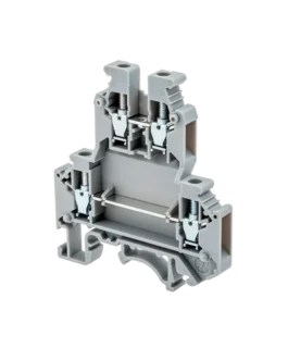 MTU-D4 MEYERTEC Клемма винтовая двухуровневая, 4 мм2, серая
