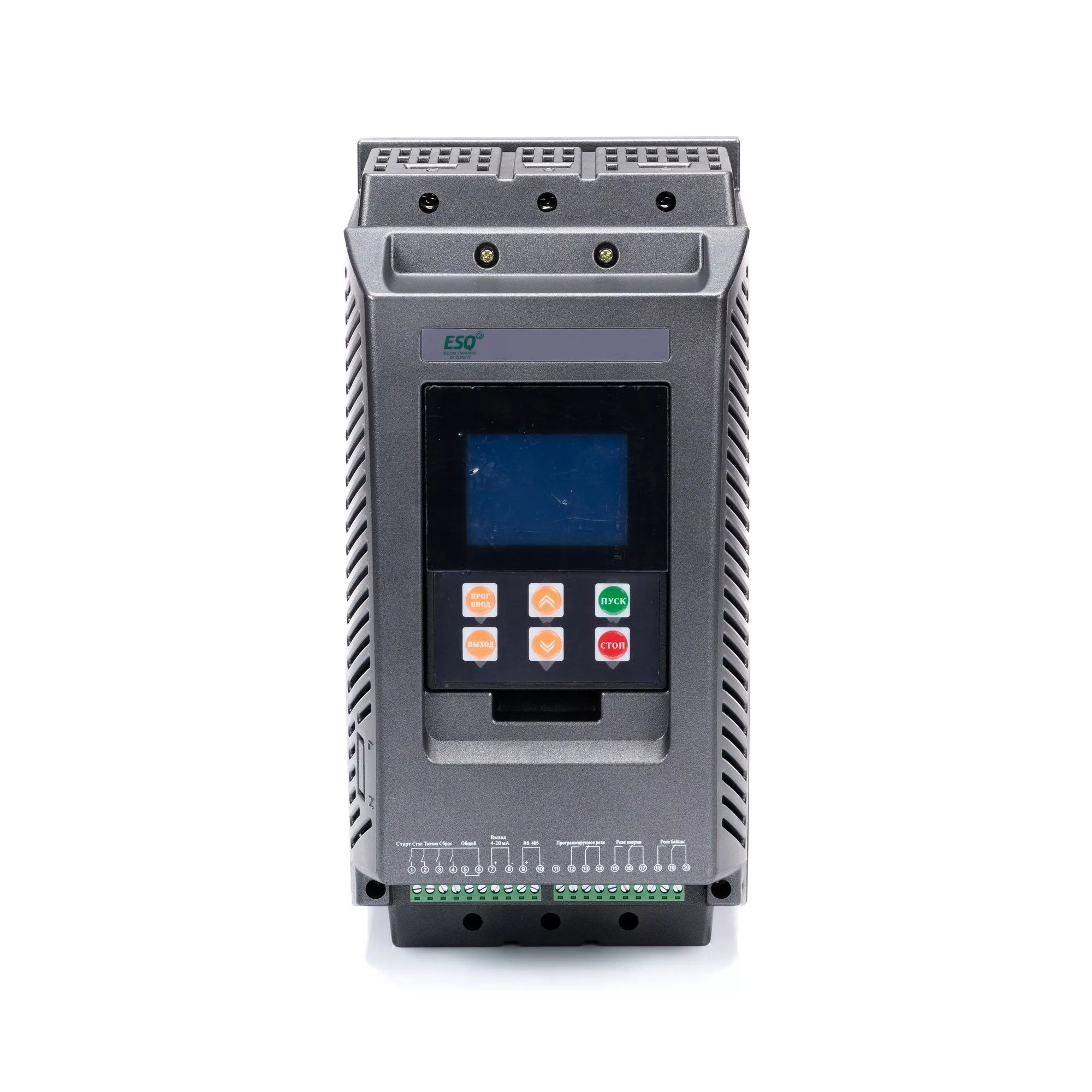 ESQ-GS7-011 Устройство плавного пуска УПП 11 кВт, 380В, байпас 08.05.000910 2 esq-gs7-foto2