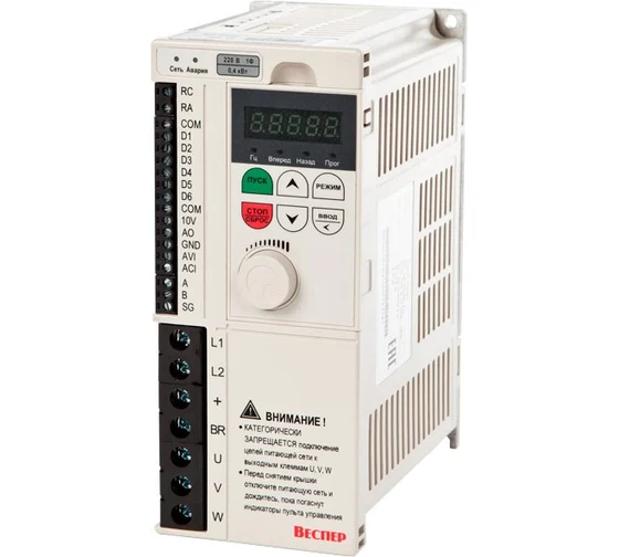 E4-8400-S1L Преобразователь частоты ВЕСПЕР 0.75 кВт 220 В VSP5970 1 E4-8400-S1L Преобразователь частоты ВЕСПЕР 0.75 кВт 220 В VSP5970