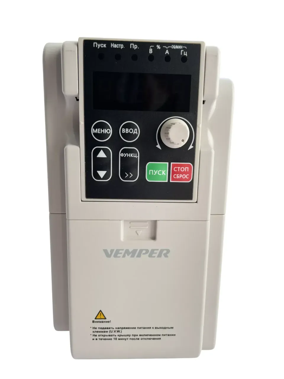 VR60-0075T4B VEMPER Преобразователь частоты 0.75 кВт, 380 В, компактный 1 VR60-0075T4B VEMPER Преобразователь частоты 0.75 кВт, 380 В, компактный
