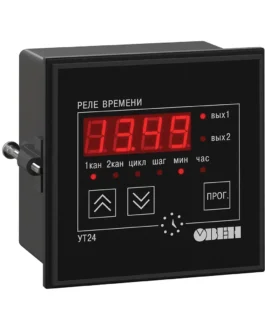 ОВЕН УТ24-Щ1.К — двухканальное микропроцессорное реле времени для промышленной автоматизации