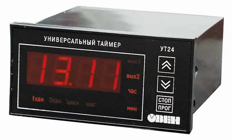 ОВЕН УТ24-Щ2.С - двухканальное микропроцессорное реле времени для промышленной автоматизации 3 ОВЕН-УТ24-Щ2-фото3