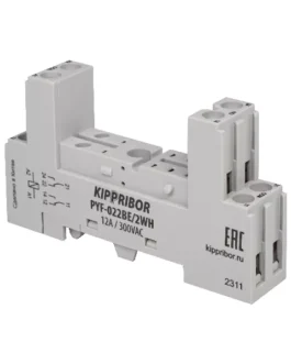 PYF-022BE/2WH KIPPRIBOR Колодка монтажная для реле 2 контакта — купить, характеристики