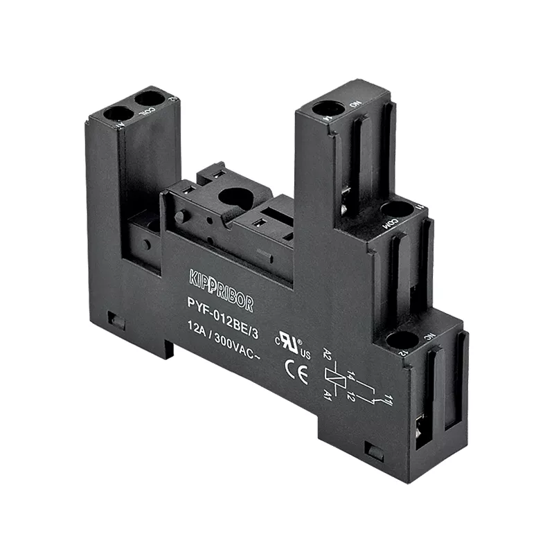 PYF-012BE/3 KIPPRIBOR Колодка монтажная для реле 1 контакт - купить, характеристики 1 PYF-012BE/3 KIPPRIBOR Колодка монтажная для реле 1 контакт - купить, характеристики